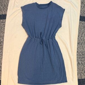 a new day Navy Striped Mini Dress